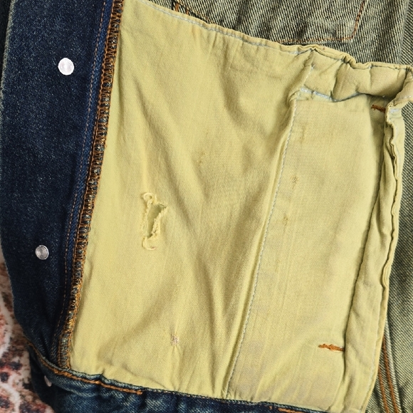 Vintage Men's Denim Budweiser Clydsedale Jacket Size Med - Picture 5 of 9